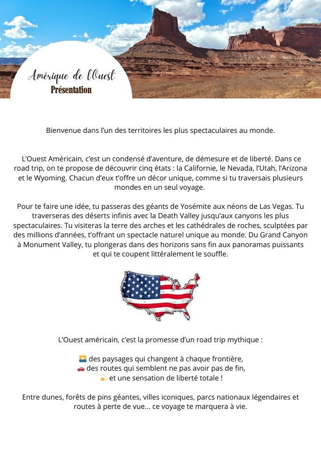 Guide Road Trip Amérique de l'Ouest - Itinéraires USA & Conseils