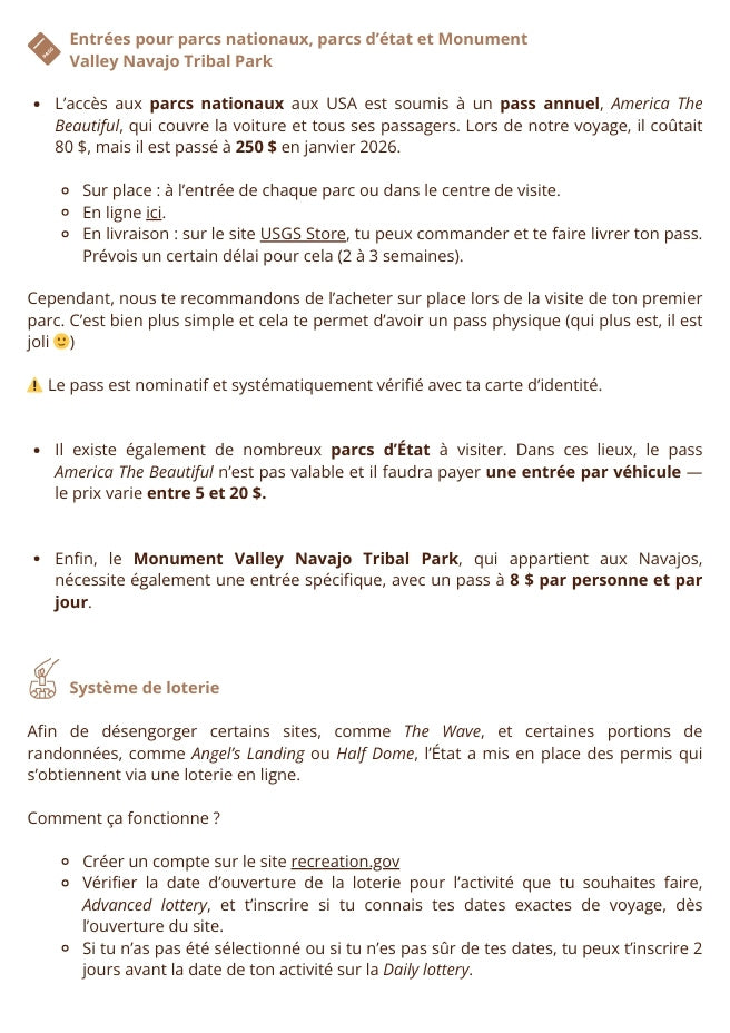 Guide Road Trip Amérique de l'Ouest - Itinéraires USA & Conseils