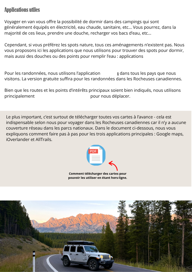 Guide Road Trip Rocheuses Canadiennes